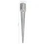 Ground spikes 6 units silver galvanized steel 8x8x76 cm by vidaXL, Spikes for anchoring in the ground - Ref: Foro24-145408, P...