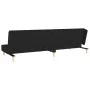 Sofá cama de 2 plazas con dos almohadas tela negro de , Sofás - Ref: Foro24-375889, Precio: 249,15 €, Descuento: %