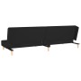 Sofá cama de 2 plazas con dos almohadas tela negro de , Sofás - Ref: Foro24-375889, Precio: 253,50 €, Descuento: %
