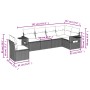 Set de muebles de jardín 6 pzas y cojines ratán sintético gris de , Conjuntos de jardín - Ref: Foro24-3252567, Precio: 401,12...