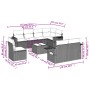 Set de muebles de jardín 9 pzas y cojines ratán sintético gris de , Conjuntos de jardín - Ref: Foro24-3252787, Precio: 628,32...