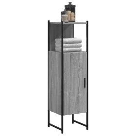 Armario de baño madera de ingeniería gris Sonoma 33x33x120,5 cm de , Tocadores - Ref: Foro24-842469, Precio: 59,73 €, Descuen...