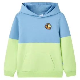 Children's sweatshirt with soft blue and yellow hoodie 140 by , Kids T-shirts - Ref: Foro24-12598, Price: 16,08 €, Discount: %