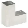 Galvanized metal L-shaped post connector 71x71 mm by vidaXL, fence posts - Ref: Foro24-145453, Price: 22,07 €, Discount: %