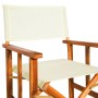 Sillas de director 2 unidades madera maciza de acacia de vidaXL, Sillas de jardín - Ref: Foro24-45946, Precio: 155,46 €, Desc...