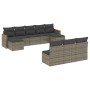 Set de sofás de jardín 10 pzas con cojines ratán sintético gris de , Conjuntos de jardín - Ref: Foro24-3258791, Precio: 539,6...