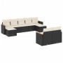 Set de sofás de jardín 8 piezas y cojines ratán sintético negro de , Conjuntos de jardín - Ref: Foro24-3258801, Precio: 524,8...