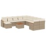 Set de sofás de jardín 12 pzas y cojines ratán sintético marrón de , Conjuntos de jardín - Ref: Foro24-3258978, Precio: 787,4...