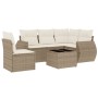 Juego de sofás jardín con cojines 6 pzas ratán sintético beige de , Conjuntos de jardín - Ref: Foro24-3253715, Precio: 454,45...