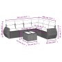 Set de sofás de jardín 7 piezas con cojines ratán PE gris de , Conjuntos de jardín - Ref: Foro24-3253757, Precio: 454,40 €, D...
