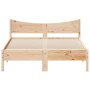 Estructura de cama madera maciza de pino 135x190 cm de , Camas y somieres - Ref: Foro24-844745, Precio: 104,44 €, Descuento: %