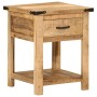 Mesita de noche madera maciza de mango 40x40x50 cm de , Mesitas de noche - Ref: Foro24-372716, Precio: 93,01 €, Descuento: %