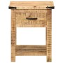Mesita de noche madera maciza de mango 40x40x50 cm de , Mesitas de noche - Ref: Foro24-372716, Precio: 93,01 €, Descuento: %