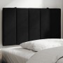 Cabecero de cama acolchado terciopelo negro 80 cm de , Cabeceros y pies de cama - Ref: Foro24-374645, Precio: 31,38 €, Descue...