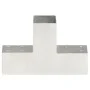 T-post connectors 4 units galvanized metal 71x71 mm by vidaXL, fence posts - Ref: Foro24-145456, Price: 62,15 €, Discount: %