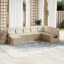 Garden sofa set with beige cushions 8 pcs PE rattan by , Garden sets - Ref: Foro24-3252895, Price: 581,59 €, Discount: %