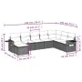Garden sofa set with beige cushions 8 pcs PE rattan by , Garden sets - Ref: Foro24-3252895, Price: 581,59 €, Discount: %