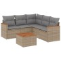 Juego de sofás jardín con cojines 6 pzas ratán sintético beige de , Conjuntos de jardín - Ref: Foro24-3258370, Precio: 393,76...