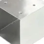 Conectores de postes en T 4 uds metal galvanizado 71x71 mm de vidaXL, Postes de cerca - Ref: Foro24-145456, Precio: 62,15 €, ...