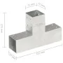 T-post connectors 4 units galvanized metal 71x71 mm by vidaXL, fence posts - Ref: Foro24-145456, Price: 62,15 €, Discount: %