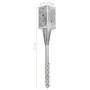 Ground spikes 6 pcs silver galvanized steel 8x8x57 cm by vidaXL, Spikes for anchoring in the ground - Ref: Foro24-145438, Pri...