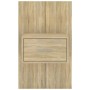 Mesita de noche de pared roble Sonoma de vidaXL, Mesitas de noche - Ref: Foro24-810977, Precio: 40,18 €, Descuento: %