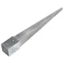 Picas de tierra 6 uds acero galvanizado plateado 10x10x91 cm de vidaXL, Puntas para anclaje en el suelo - Ref: Foro24-145423,...