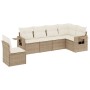 Juego de sofás jardín con cojines 6 pzas ratán sintético beige de , Conjuntos de jardín - Ref: Foro24-3252565, Precio: 475,42...