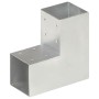 Conectores de postes en L 4 uds metal galvanizado 91x91 mm de vidaXL, Postes de cerca - Ref: Foro24-145470, Precio: 58,37 €, ...