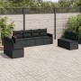 Set de sofás de jardín 8 piezas y cojines ratán sintético negro de , Conjuntos de jardín - Ref: Foro24-3258289, Precio: 482,3...