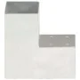 Conectores de postes en L 4 uds metal galvanizado 91x91 mm de vidaXL, Postes de cerca - Ref: Foro24-145470, Precio: 58,47 €, ...