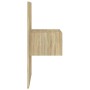 Mesita de noche de pared roble Sonoma de vidaXL, Mesitas de noche - Ref: Foro24-810977, Precio: 40,18 €, Descuento: %