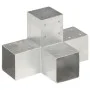 Post connectors in X 4 pcs galvanized metal 91x91 mm by vidaXL, fence posts - Ref: Foro24-145476, Price: 80,45 €, Discount: %