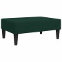 Sofá cama de 2 plazas con taburete terciopelo verde oscuro en Sofás | Comprar online en Foru.es