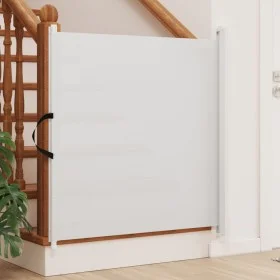 Puerta retráctil para mascotas blanca 82,5x125 cm de , Puertas para niños y mascotas - Ref: Foro24-4004128, Precio: 48,58 €, ...