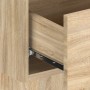 Mesita de noche de pared roble Sonoma de vidaXL, Mesitas de noche - Ref: Foro24-810977, Precio: 40,18 €, Descuento: %