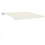 Toldo retráctil automático crema 450x350 cm de , Toldos - Ref: Foro24-3069007, Precio: 577,55 €, Descuento: %