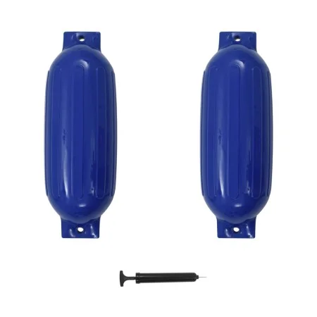 Bumper for boat 2 units PVC blue 69x21.5 cm by , Docking and anchoring - Ref: Foro24-92379, Price: 58,56 €, Discount: %