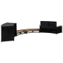 Borde bañera hidromasaje ratán sintético y madera maciza acacia de , Accesorios para piscinas y spa - Ref: Foro24-316651, Pre...