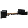 Borde bañera hidromasaje ratán sintético y madera maciza acacia de , Accesorios para piscinas y spa - Ref: Foro24-316651, Pre...