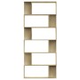Estantería/divisor madera contrachapada color roble 80x24x192cm de vidaXL, Librerías y estanterías - Ref: Foro24-800093, Prec...