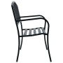 Banco de jardín acero negro 120 cm de , Bancos de jardín - Ref: Foro24-319580, Precio: 98,06 €, Descuento: %