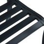 Banco de jardín acero negro 120 cm de , Bancos de jardín - Ref: Foro24-319580, Precio: 98,06 €, Descuento: %