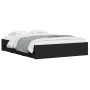 Estructura de cama madera de ingeniería negro 150x200 cm de , Camas y somieres - Ref: Foro24-3207267, Precio: 178,67 €, Descu...