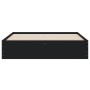 Estructura de cama madera de ingeniería negro 150x200 cm de , Camas y somieres - Ref: Foro24-3207267, Precio: 178,67 €, Descu...