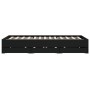 Estructura de cama madera de ingeniería negro 150x200 cm de , Camas y somieres - Ref: Foro24-3207267, Precio: 178,67 €, Descu...