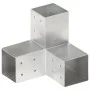 Y-shaped post connector galvanized metal 81x81 mm by vidaXL, fence posts - Ref: Foro24-145465, Price: 27,38 €, Discount: %
