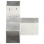 Y-shaped post connector galvanized metal 81x81 mm by vidaXL, fence posts - Ref: Foro24-145465, Price: 27,38 €, Discount: %