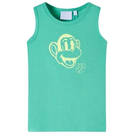 Camiseta de tirantes infantil verde 128 de , Camisetas para niños - Ref: Foro24-11672, Precio: 7,93 €, Descuento: %
