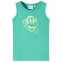Camiseta de tirantes infantil verde 128 de , Camisetas para niños - Ref: Foro24-11672, Precio: 7,93 €, Descuento: %